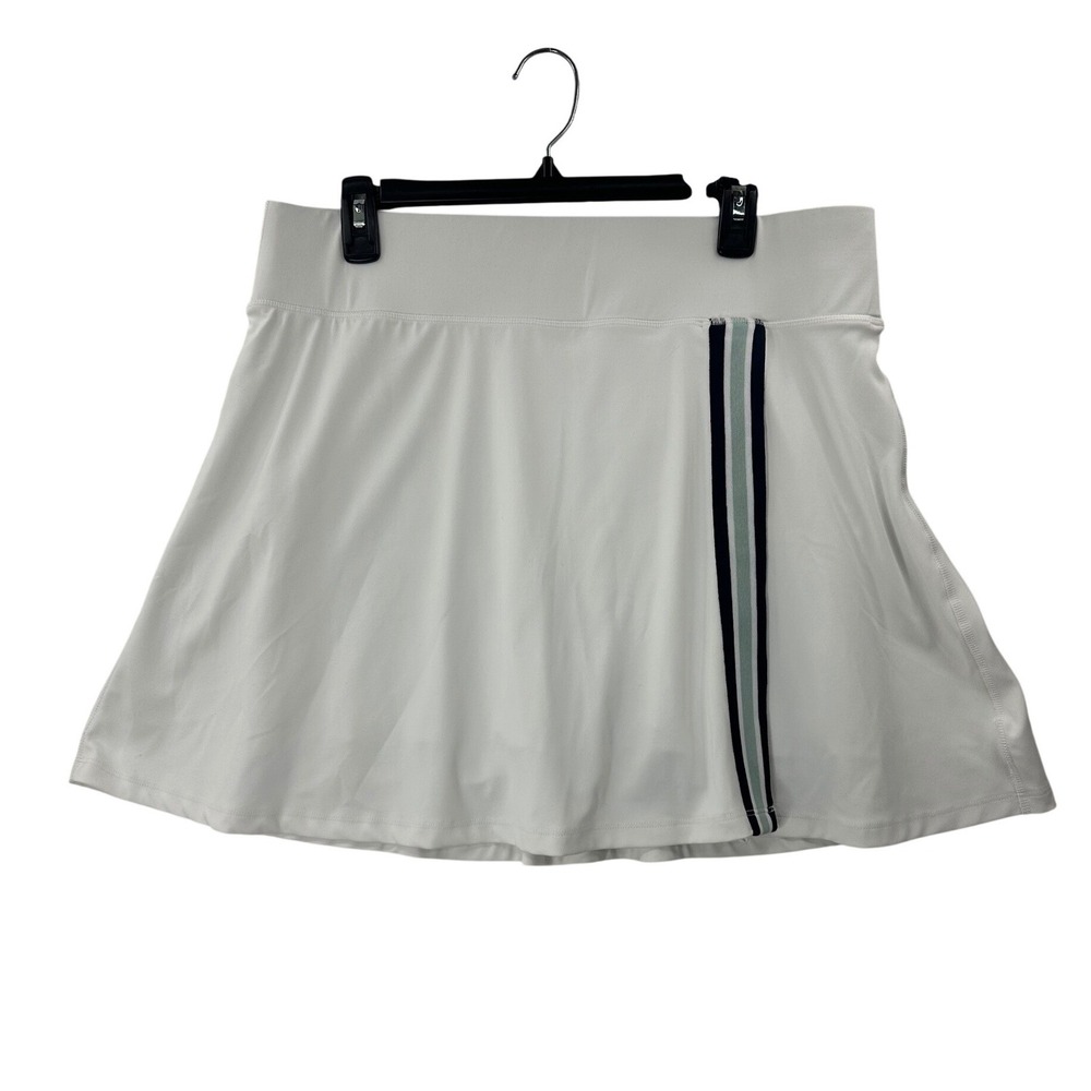 Lou &‎ Grey White Athletic Skirt With Built In Shorts Tennis Golf Athleisure XL